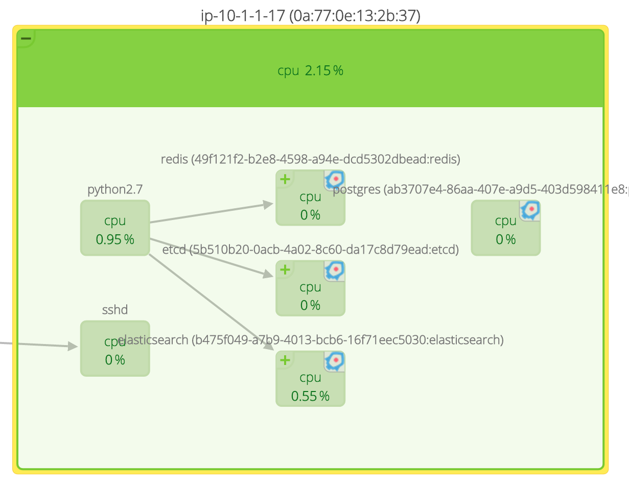 Sysdig monitoring rkt containers