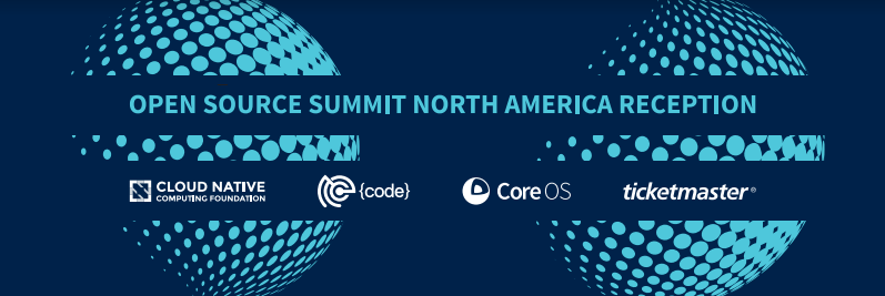 Logo and graphic for the Open Source Summit North America