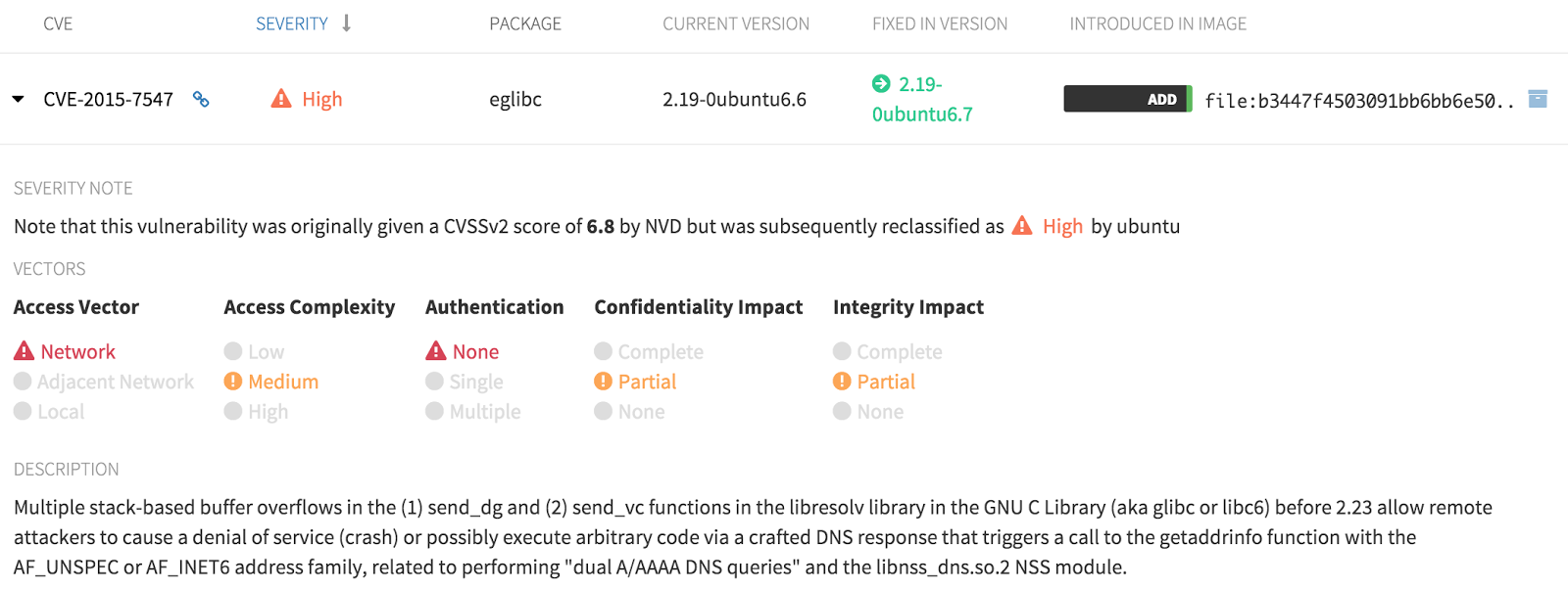 Quay Security Scanning Container Packages overview